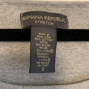 Banana Republic Tops - Banana Republic Stretch Knit Tank - Heather Grey Banana Republic Tops - Banana Republic Stretch Knit Tank - Heather Grey